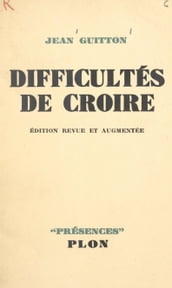 Difficultés de croire