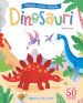 Dinosauri. Attacca scrivi cancella. Con adesivi. Ediz. a colori. Con pennarello cancellabile
