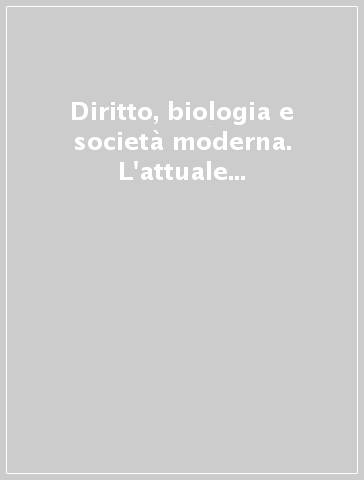 Diritto, biologia e società moderna. L'attuale fenomenologia della scomparsa di persone. Problematiche anche della realtà umbra