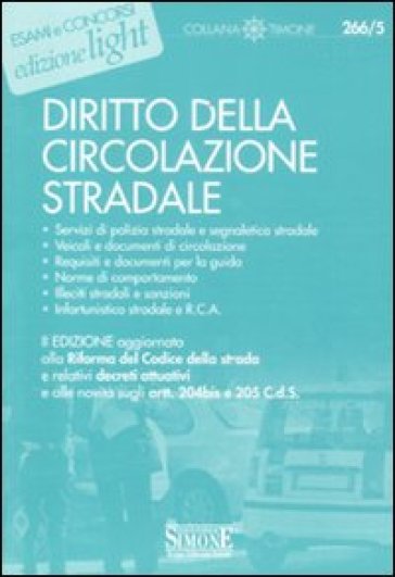 Diritto della circolazione stradale