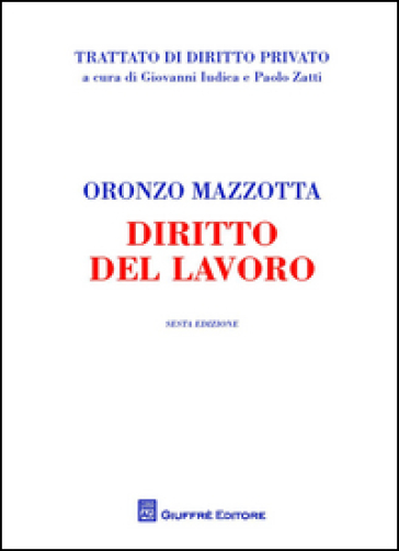 Diritto del lavoro - Oronzo Mazzotta