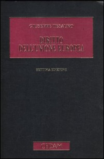 Diritto dell'Unione Europea - Giuseppe Tesauro