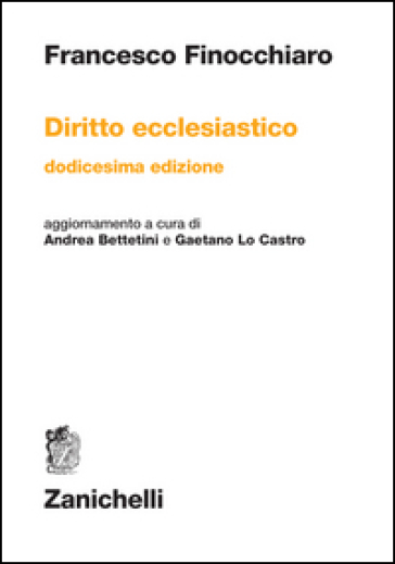 Diritto ecclesiastico - Francesco Finocchiaro