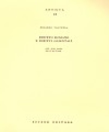 Diritto romano e diritti orientali - Edoardo Volterra