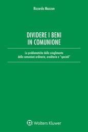 Dividere i beni in comunione