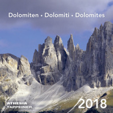 Dolomiti. Calendario 2018 (formato cartolina)