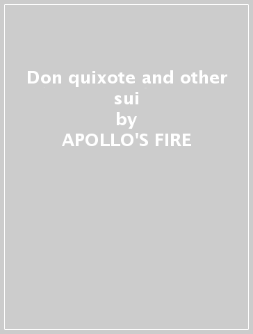 Don quixote and other sui - APOLLO