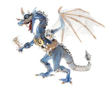 Dragons - Drago In Armatura Blu (Traslucido)