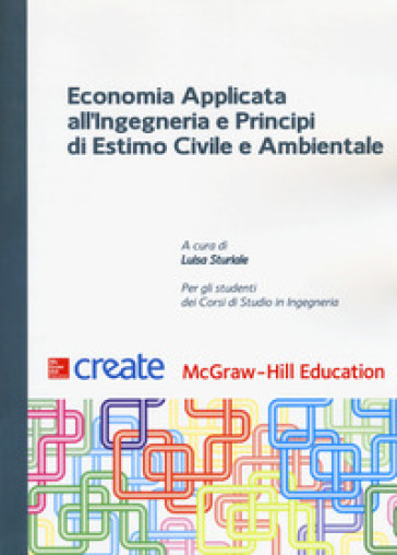 Economia applicata all'ingegneria e principi di estimo civile e ambientale