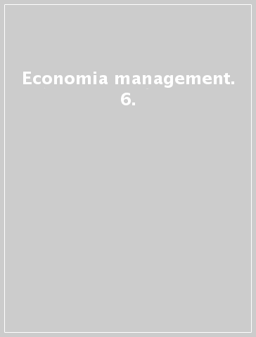 Economia & management. 6.