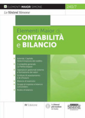 Elementi di contabilità e bilancio. Ediz. maior