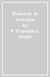 Elementi di ecologia