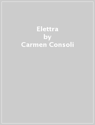 Elettra - Carmen Consoli
