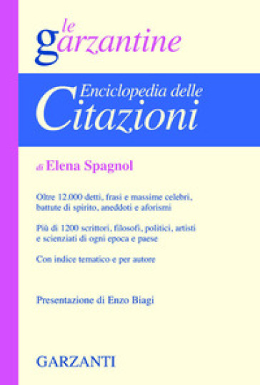 Enciclopedia delle citazioni - Elena Spagnol