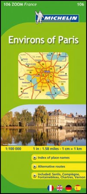 Environs of Paris 1:100.000. Ediz. multilingue