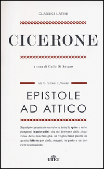 Epistole ad Attico. Testo latino a fronte. Con e-book - Marco Tullio Cicerone