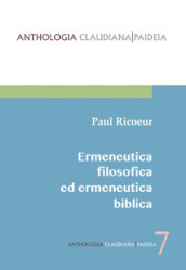 Ermeneutica filosofica ed ermeneutica biblica