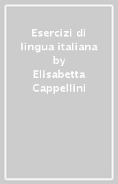 Esercizi di lingua italiana