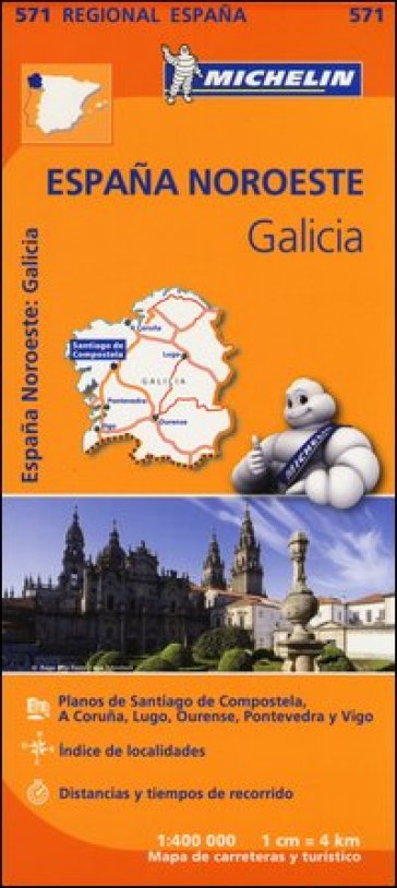 Espana Noreste. Galicia 1:400.000