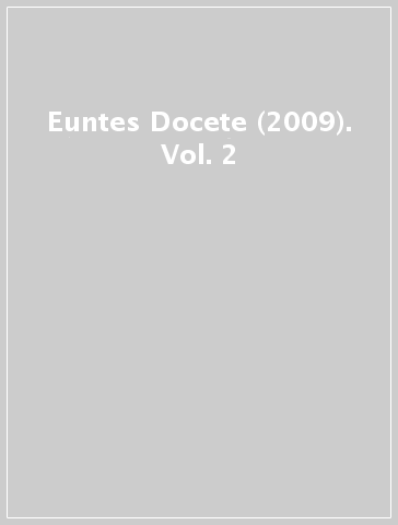 Euntes Docete (2009). Vol. 2