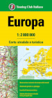Europa 1:2.800.000. Carta stradale e turistica. Ediz. multilingue