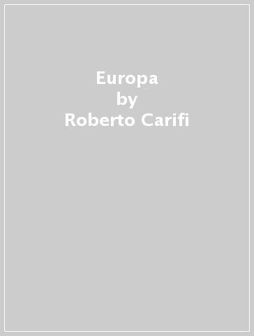 Europa - Roberto Carifi