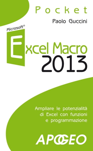 Excel macro 2013 - Paolo Guccini
