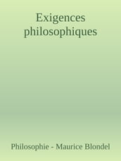 Exigences Philosophiques Du Christianisme