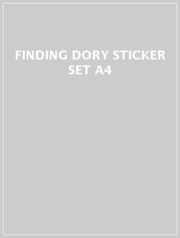 FINDING DORY STICKER SET A4