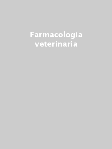 Farmacologia veterinaria