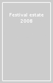 Festival estate 2008