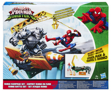 Figure Spiderman Web City Rhino Rampage