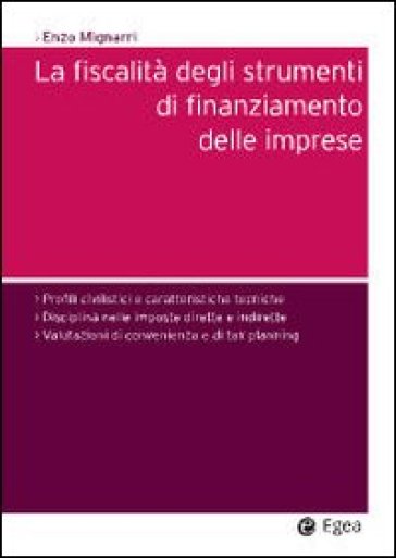 Fiscalità degli strumenti di finanziamento delle imprese - Enzo Mignarri