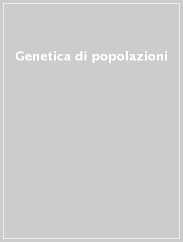 Genetica di popolazioni