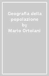 Geografia della popolazione