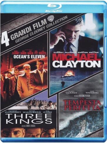 George Clooney: 4 Grandi Film - Ocean's Eleven / Michael Clayton / Three Kings / Tempesta Perfetta (La) (4 Blu-Ray) - Tony Gilroy - Wolfgang Petersen - David O. Russell - Steven Soderbergh