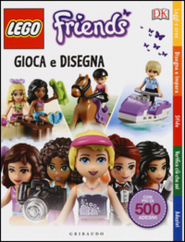 Gioca e disegna. Lego friends. Con adesivi. Ediz. illustrata - Shari Last