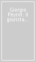 Giorgio Peyrot. Il giurista delle minoranze religiose