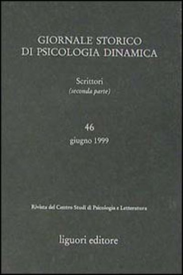 Giornale storico di psicologia dinamica. 46.