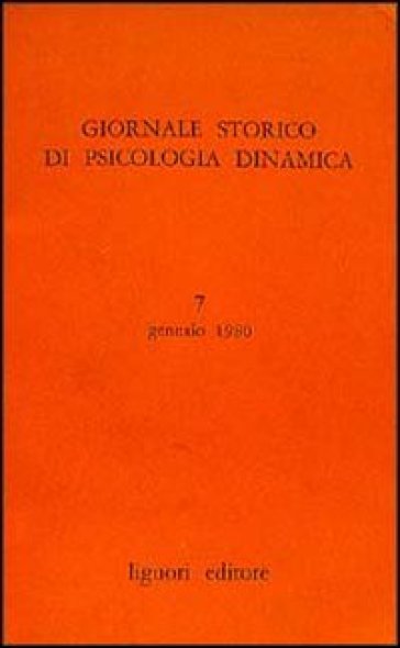 Giornale storico di psicologia dinamica. 4.