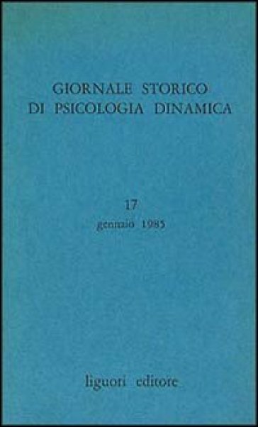 Giornale storico di psicologia dinamica. 9.