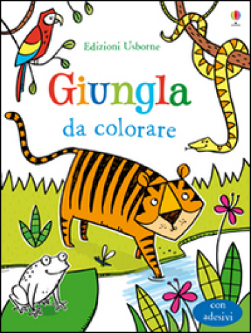 Giungla da colorare. Con adesivi. Ediz. illustrata - Candice Whatmore - Alice Primmer