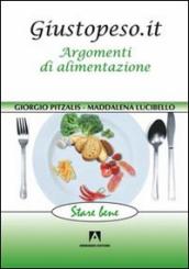 Giustopeso.it. Argomenti di alimentazione