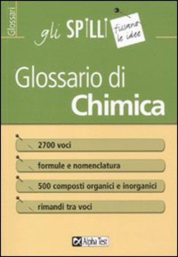 Glossario di chimica - Stefano Masiero