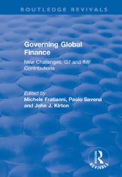 Governing Global Finance