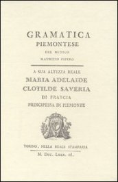 Grammatica piemontese (rist. anast. 1783)