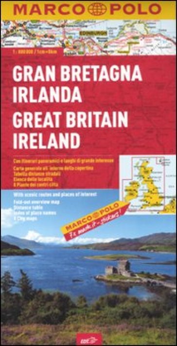 Gran Bretagna, Irlanda 1:800.000. Ediz. multilingue