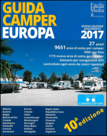 Guida camper Europa 2017