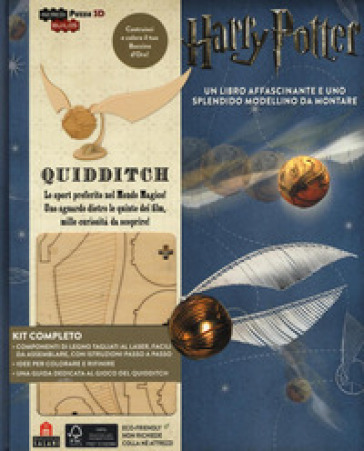 Harry Potter. Quidditch. Puzzle Incredibuilds puzzle 3D da J. K. Rowling. Ediz. illustrata. Con gadget - Jody Revenson