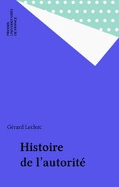 Histoire de l autorité